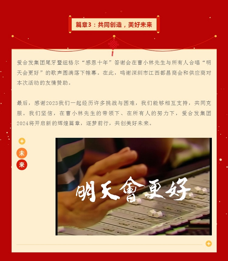 篇章3：共同創(chuàng)造，美好未來